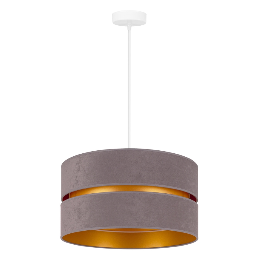 Duolla - Lustra ar auklu DUO 1xE27/15W/230V d. 40 cm pelēka