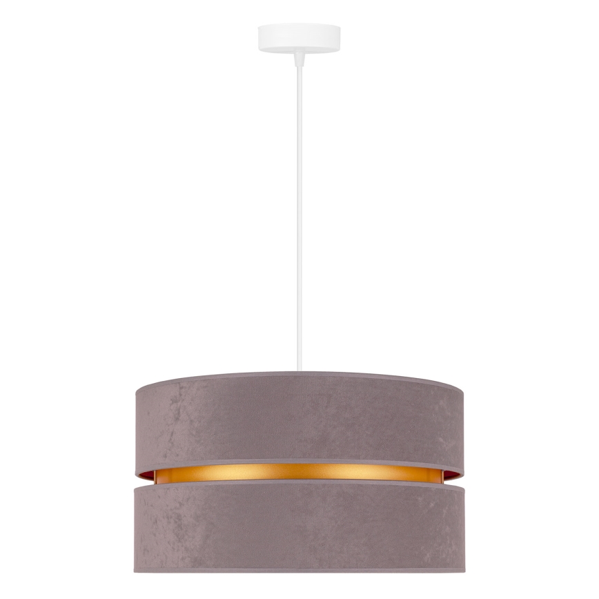 Duolla - Lustra ar auklu DUO 1xE27/15W/230V d. 40 cm pelēka