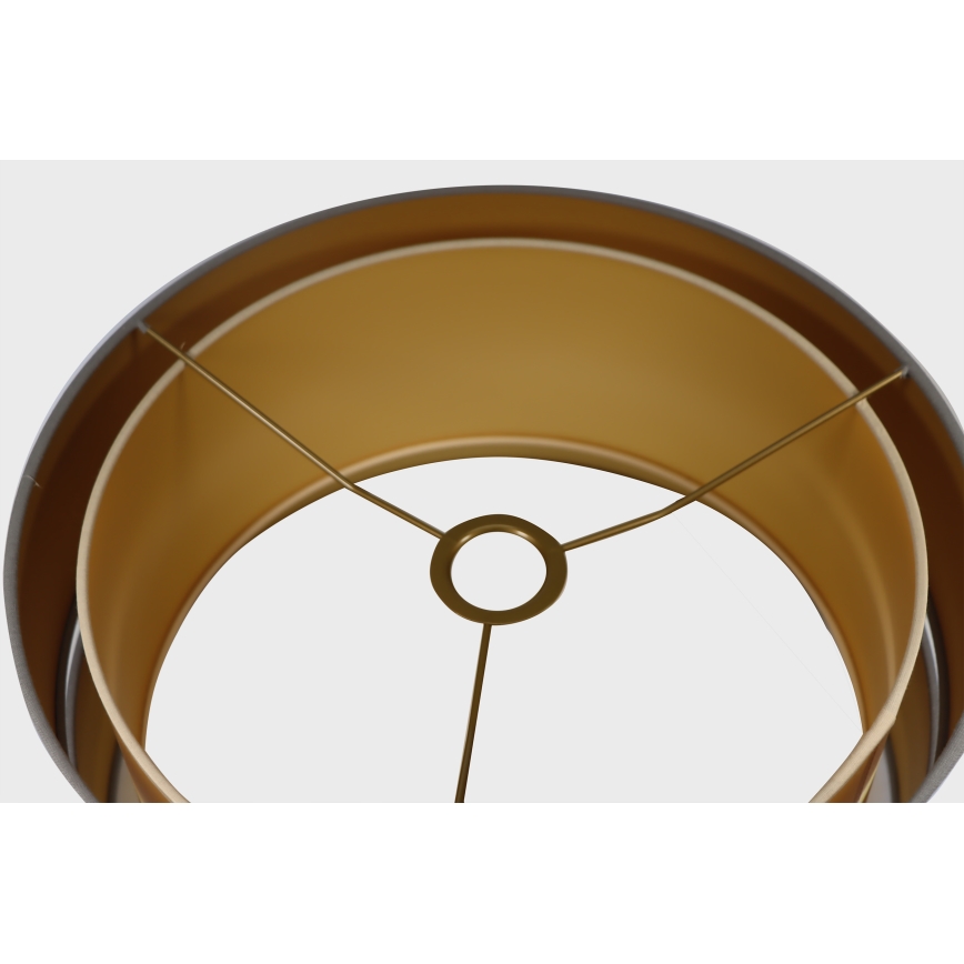 Duolla - Lustra ar auklu DUO 1xE27/15W/230V d. 40 cm pelēka