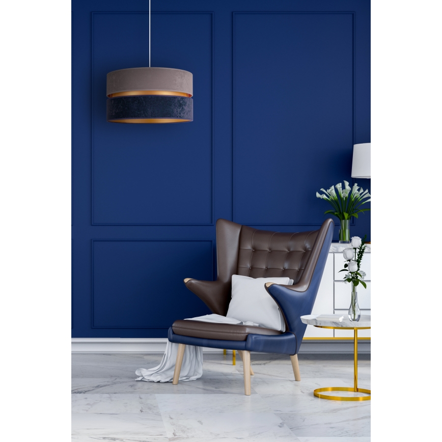 Duolla - Lustra ar auklu DUO 1xE27/15W/230V d. 40 cm zila