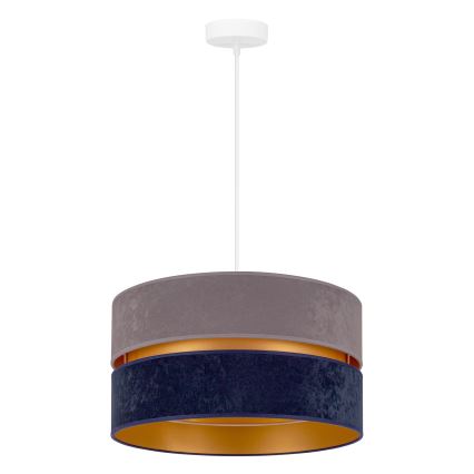 Duolla - Lustra ar auklu DUO 1xE27/15W/230V d. 40 cm zila