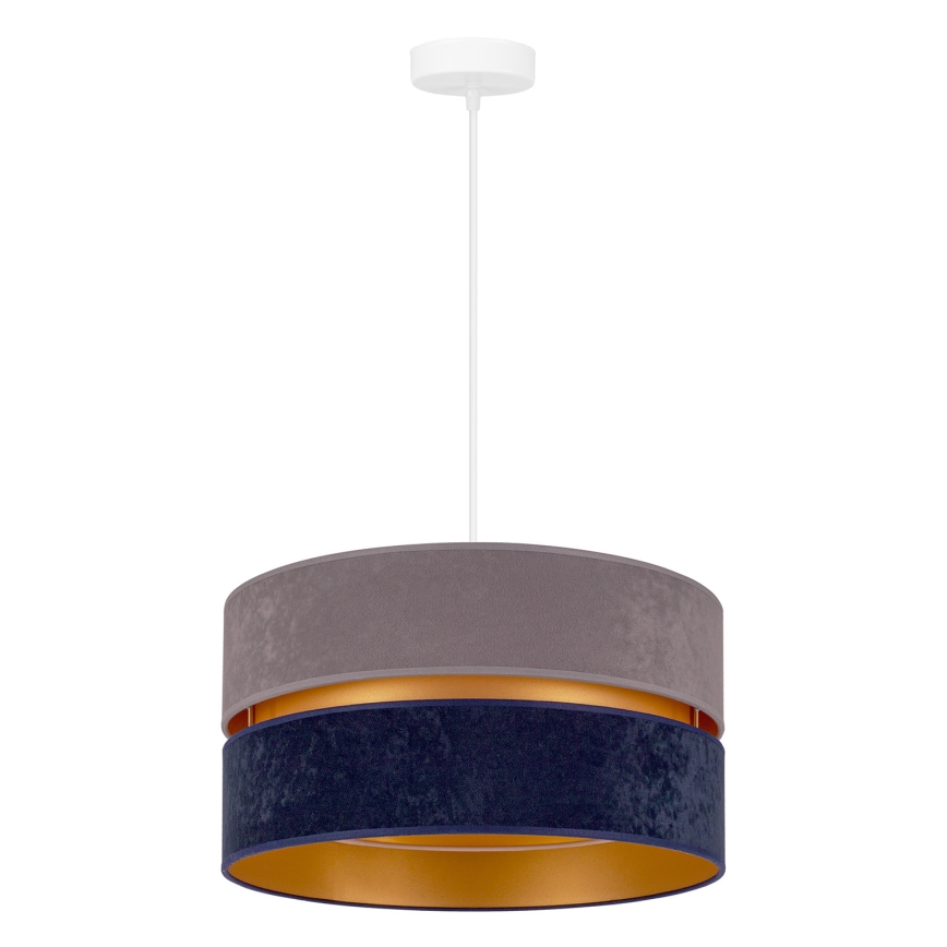 Duolla - Lustra ar auklu DUO 1xE27/15W/230V d. 40 cm zila