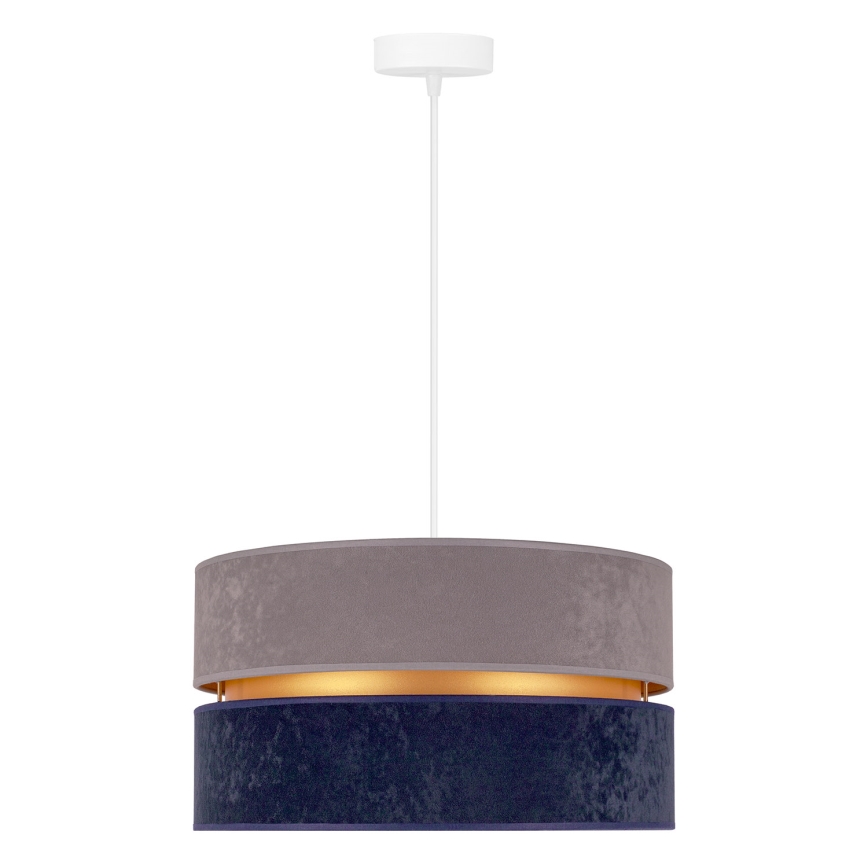 Duolla - Lustra ar auklu DUO 1xE27/15W/230V d. 40 cm zila