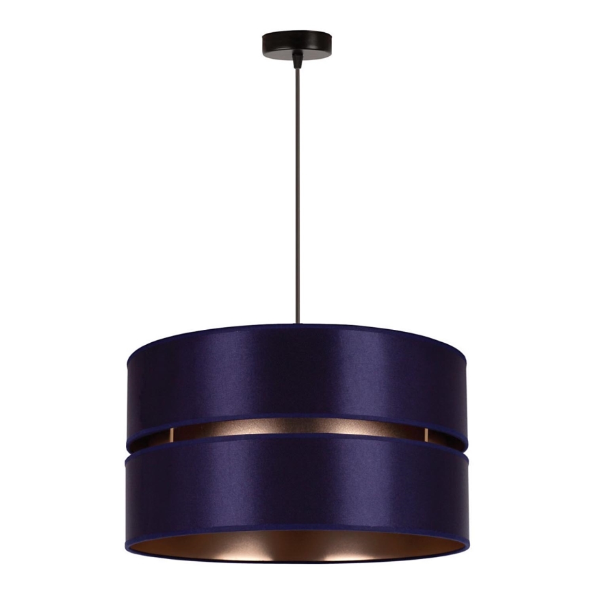 Duolla - Lustra ar auklu DUO 1xE27/15W/230V d. 40 cm zila/zelta