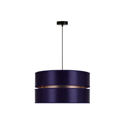 Duolla - Lustra ar auklu DUO 1xE27/15W/230V d. 40 cm zila/zelta