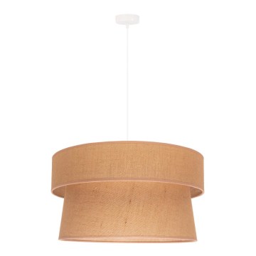 Duolla - Lustra ar auklu ETNIC 1xE27/40W/230V d. 45 cm bēša