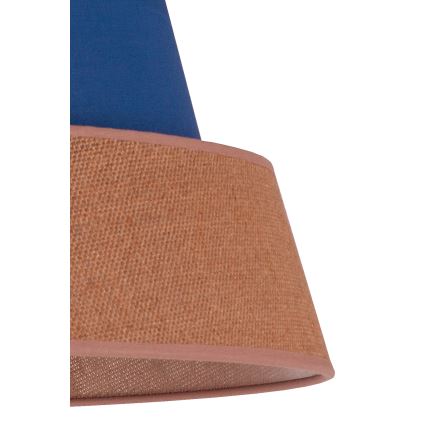 Duolla - Lustra ar auklu GALAXY 1xE27/40W/230V d. 50 cm zila