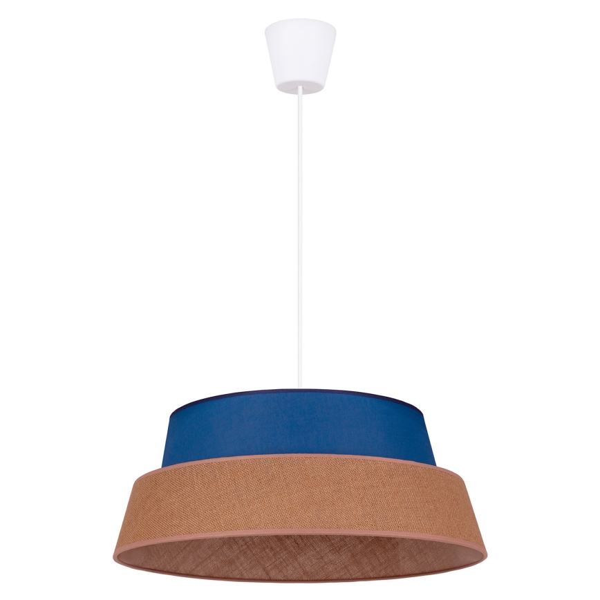 Duolla - Lustra ar auklu GALAXY 1xE27/40W/230V d. 50 cm zila