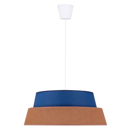 Duolla - Lustra ar auklu GALAXY 1xE27/40W/230V d. 50 cm zila