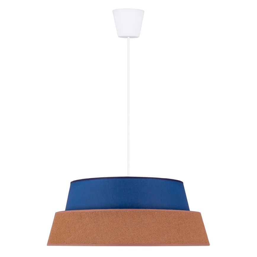 Duolla - Lustra ar auklu GALAXY 1xE27/40W/230V d. 50 cm zila