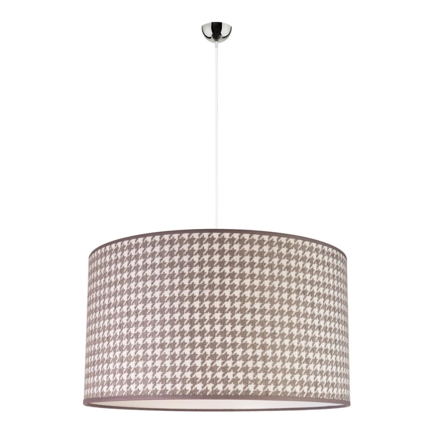 Duolla - Lustra ar auklu KENT 1xE27/40W/230V d. 45 cm pelēka