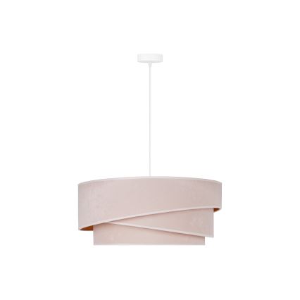 Duolla - Lustra ar auklu KOBO 1xE27/15W/230V d. 45 cm krēmkrāsa/zelta