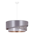 Duolla - Lustra ar auklu KOBO 1xE27/15W/230V d. 45 cm sudraba/zelta