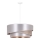Duolla - Lustra ar auklu KOBO 1xE27/15W/230V d. 45 cm sudraba/zelta