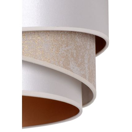 Duolla - Lustra ar auklu KOBO 1xE27/15W/230V d. 45 cm sudraba/zelta