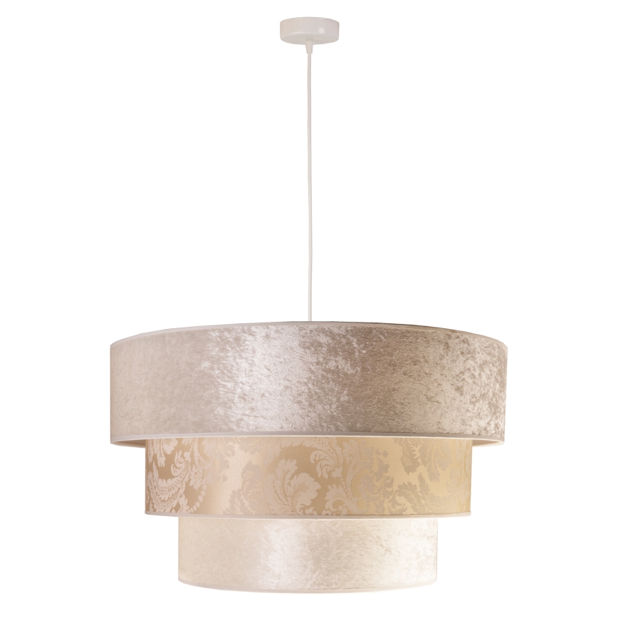 Duolla - Lustra ar auklu LUNETA 1xE27/40W/230V d. 45 cm krēmkrāsa