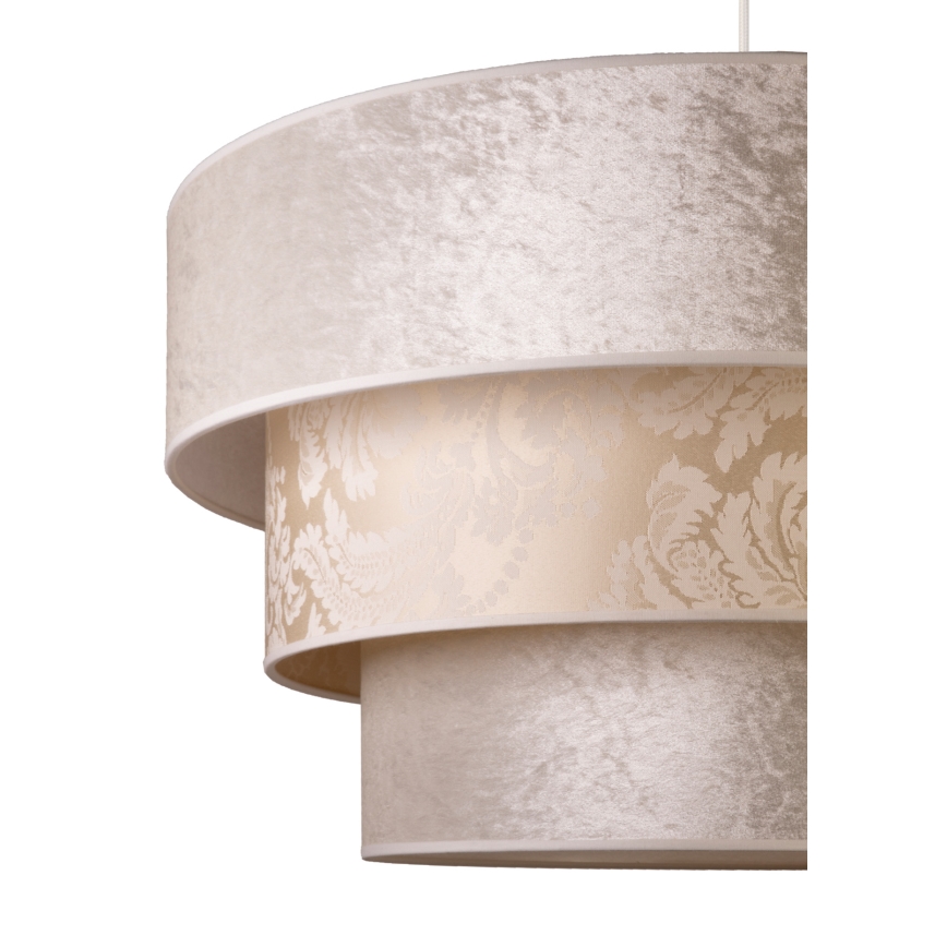 Duolla - Lustra ar auklu LUNETA 1xE27/40W/230V d. 45 cm krēmkrāsa