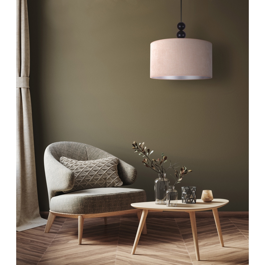 Duolla - Lustra ar auklu LYON 1xE27/15W/230V d. 40 cm bēša