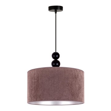 Duolla - Lustra ar auklu LYON 1xE27/15W/230V d. 40 cm brūna