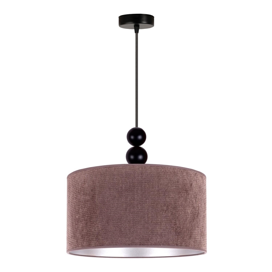 Duolla - Lustra ar auklu LYON 1xE27/15W/230V d. 40 cm brūna