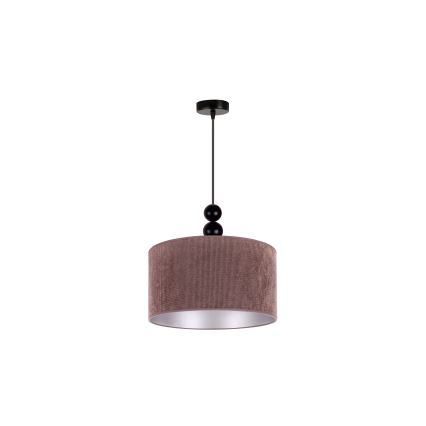 Duolla - Lustra ar auklu LYON 1xE27/15W/230V d. 40 cm brūna