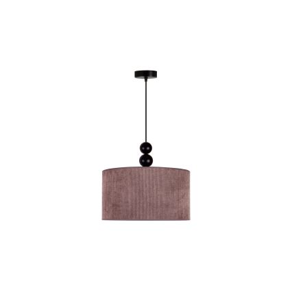 Duolla - Lustra ar auklu LYON 1xE27/15W/230V d. 40 cm brūna