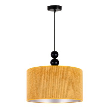Duolla - Lustra ar auklu LYON 1xE27/15W/230V d. 40 cm dzeltena