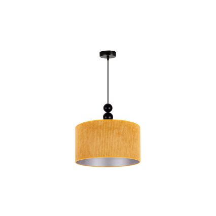 Duolla - Lustra ar auklu LYON 1xE27/15W/230V d. 40 cm dzeltena