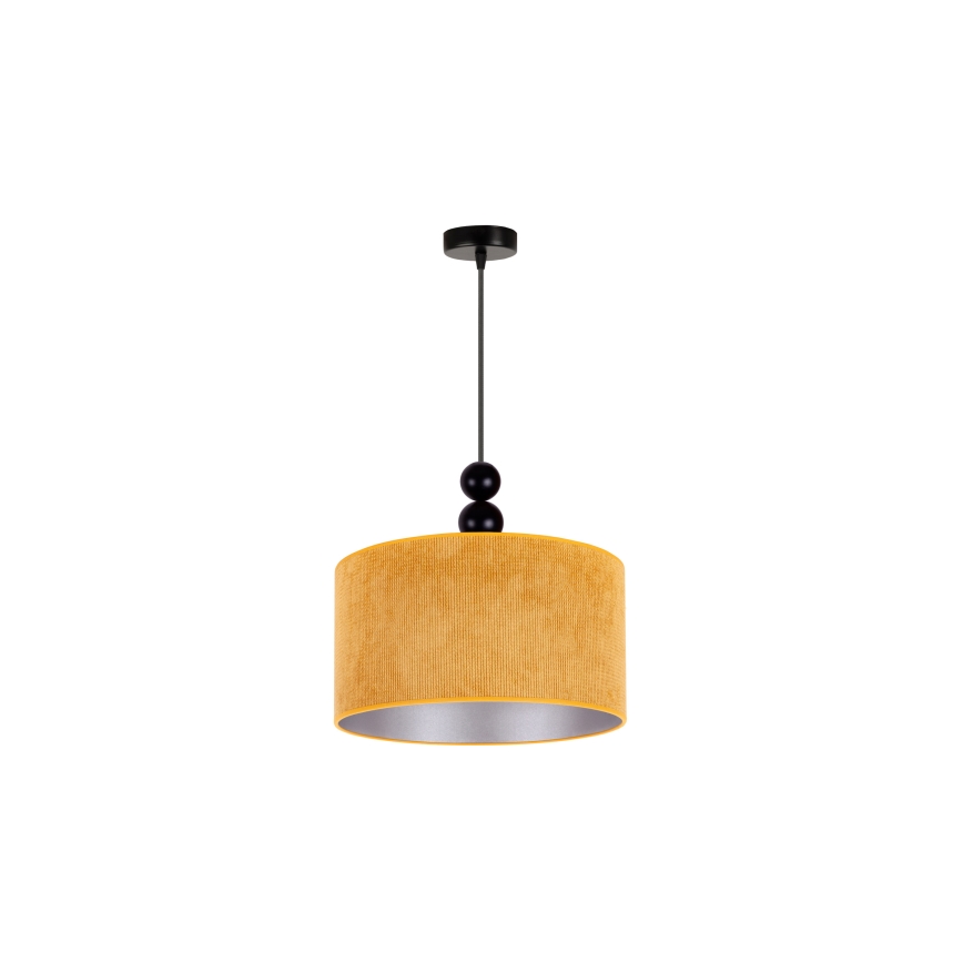 Duolla - Lustra ar auklu LYON 1xE27/15W/230V d. 40 cm dzeltena