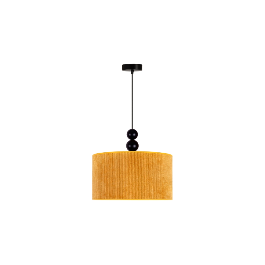 Duolla - Lustra ar auklu LYON 1xE27/15W/230V d. 40 cm dzeltena