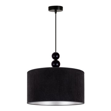 Duolla - Lustra ar auklu LYON 1xE27/15W/230V d. 40 cm melna