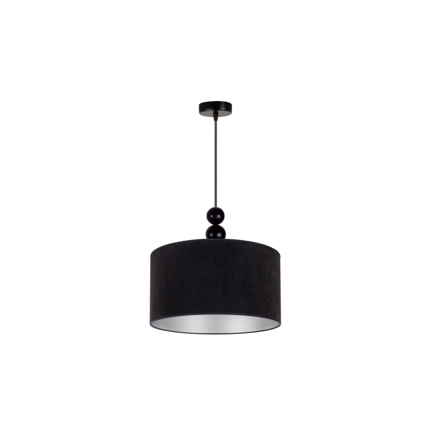 Duolla - Lustra ar auklu LYON 1xE27/15W/230V d. 40 cm melna