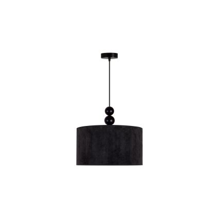 Duolla - Lustra ar auklu LYON 1xE27/15W/230V d. 40 cm melna
