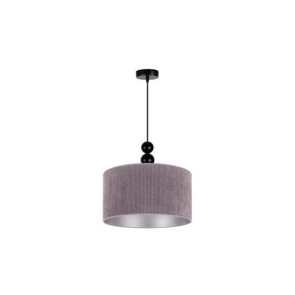 Duolla - Lustra ar auklu LYON 1xE27/15W/230V d. 40 cm pelēka