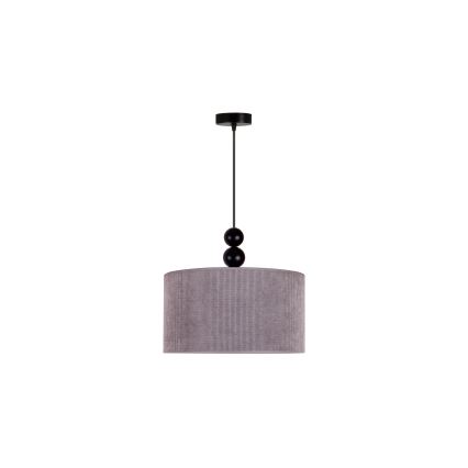 Duolla - Lustra ar auklu LYON 1xE27/15W/230V d. 40 cm pelēka