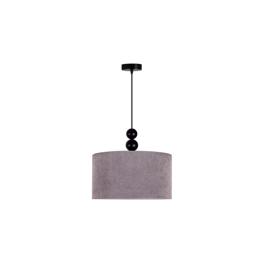 Duolla - Lustra ar auklu LYON 1xE27/15W/230V d. 40 cm pelēka
