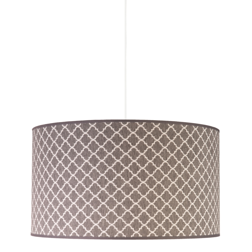 Duolla - Lustra ar auklu MAROKO 1xE27/40W/230V d. 45 cm pelēka
