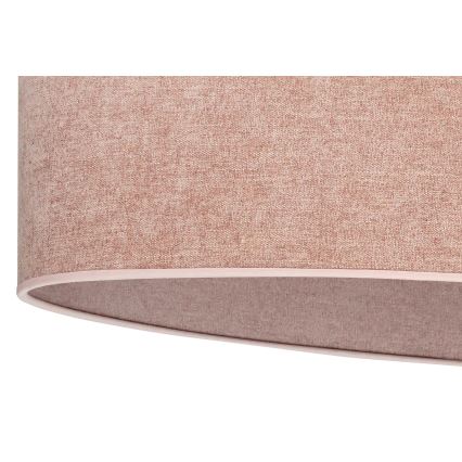 Duolla - Lustra ar auklu OVAL 2xE27/15W/230V rozā