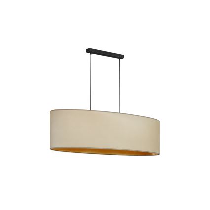 Duolla - Lustra ar auklu OVAL VEGAN 2xE27/15W/230V bēša