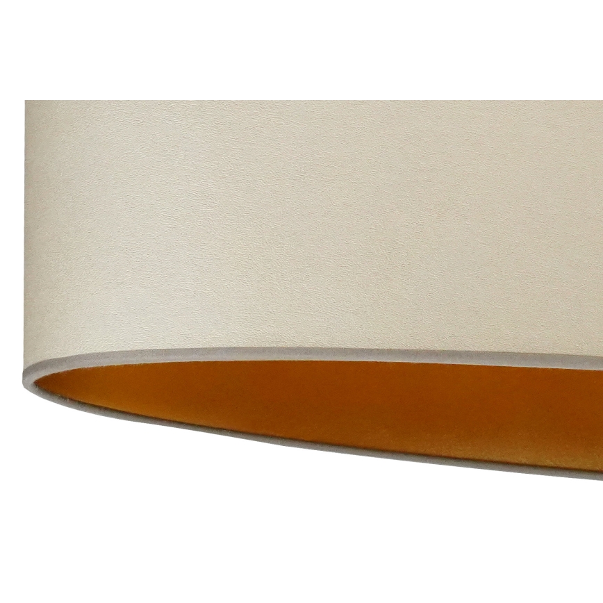 Duolla - Lustra ar auklu OVAL VEGAN 2xE27/15W/230V bēša