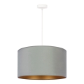 Duolla - Lustra ar auklu ROLLER 1xE27/15W/230V lampa d. 40 cm zaļa/zelta