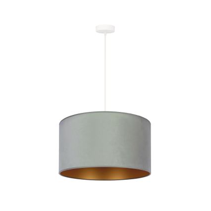 Duolla - Lustra ar auklu ROLLER 1xE27/15W/230V lampa d. 40 cm zaļa/zelta