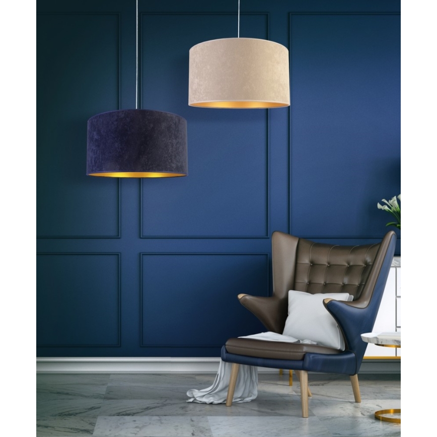 Duolla - Lustra ar auklu ROLLER 1xE27/40W/230V d. 40 cm zila
