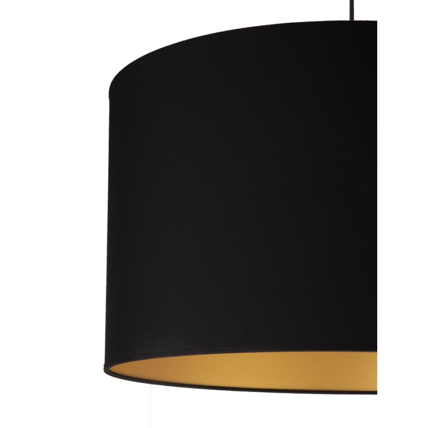 Duolla - Lustra ar auklu ROLLER 1xE27/40W/230V d. 45 cm melna