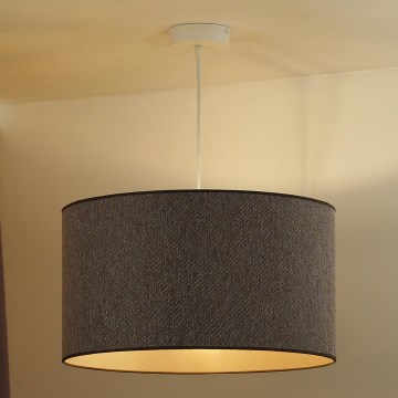 Duolla - Lustra ar auklu ROLLER ECO RECYCLING 1xE27/15W/230V d. 45 cm brūna