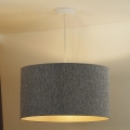 Duolla - Lustra ar auklu ROLLER ECO RECYCLING 1xE27/15W/230V d. 45 cm pelēka
