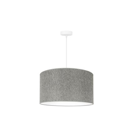 Duolla - Lustra ar auklu ROLLER ECO RECYCLING 1xE27/15W/230V d. 45 cm pelēka