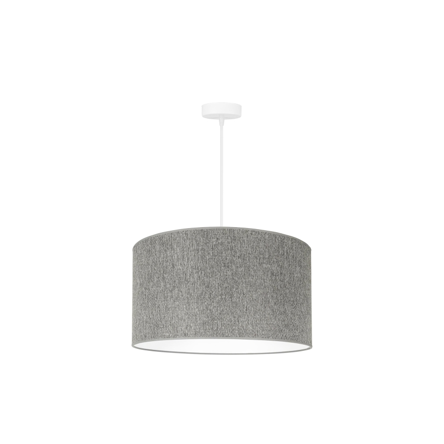 Duolla - Lustra ar auklu ROLLER ECO RECYCLING 1xE27/15W/230V d. 45 cm pelēka