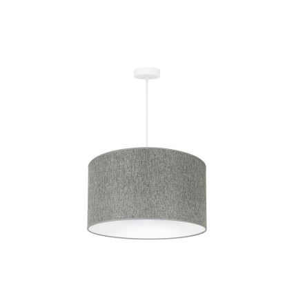 Duolla - Lustra ar auklu ROLLER ECO RECYCLING 1xE27/15W/230V d. 45 cm pelēka