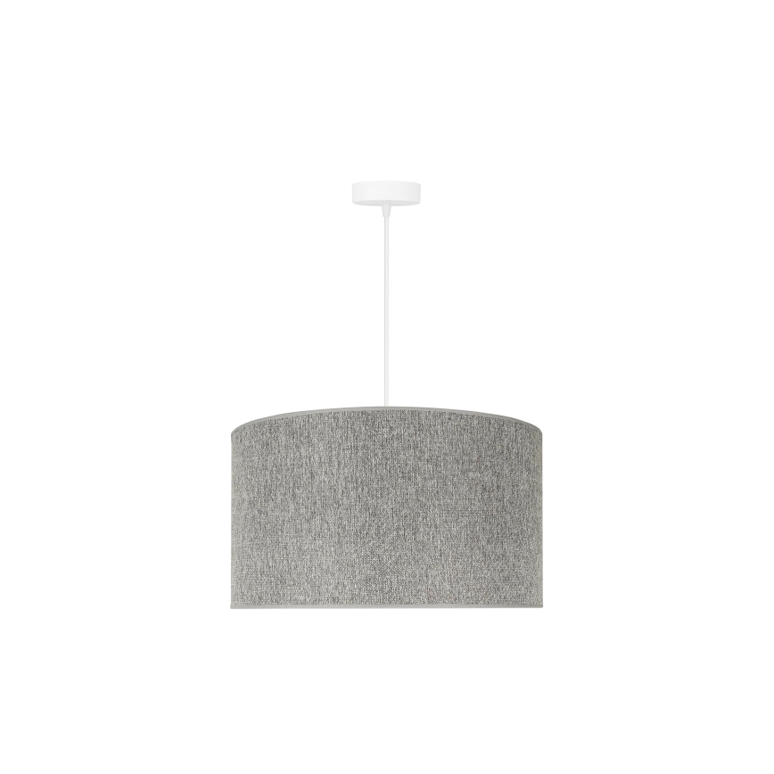 Duolla - Lustra ar auklu ROLLER ECO RECYCLING 1xE27/15W/230V d. 45 cm pelēka